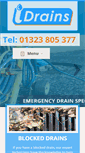 Mobile Screenshot of eastbournedrainage.co.uk